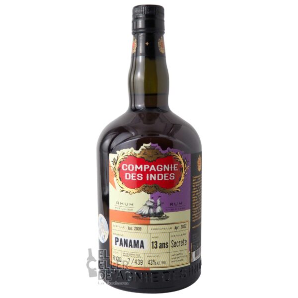 Ron Compagnie des indes cask Panama 13 años el celler de la fontana