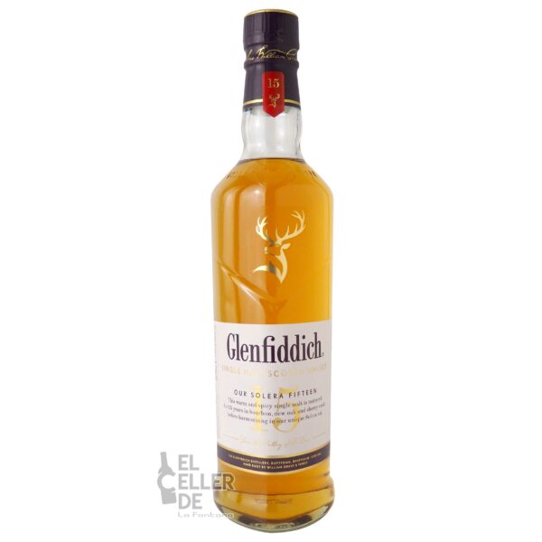 Whisky Glenfiddich Cask Strength Reserva 15 años el celler de la fontana