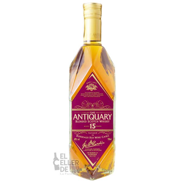 Whisky The Antiquary 15 años El Celler de La Fontana