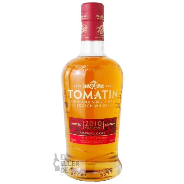 Whisky Tomatin Amaorne Italian Collection 12 years El Celler de La Fontana